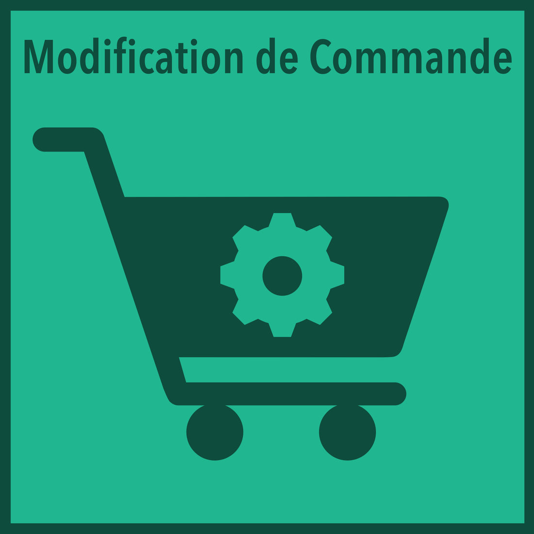 Changement à la commande