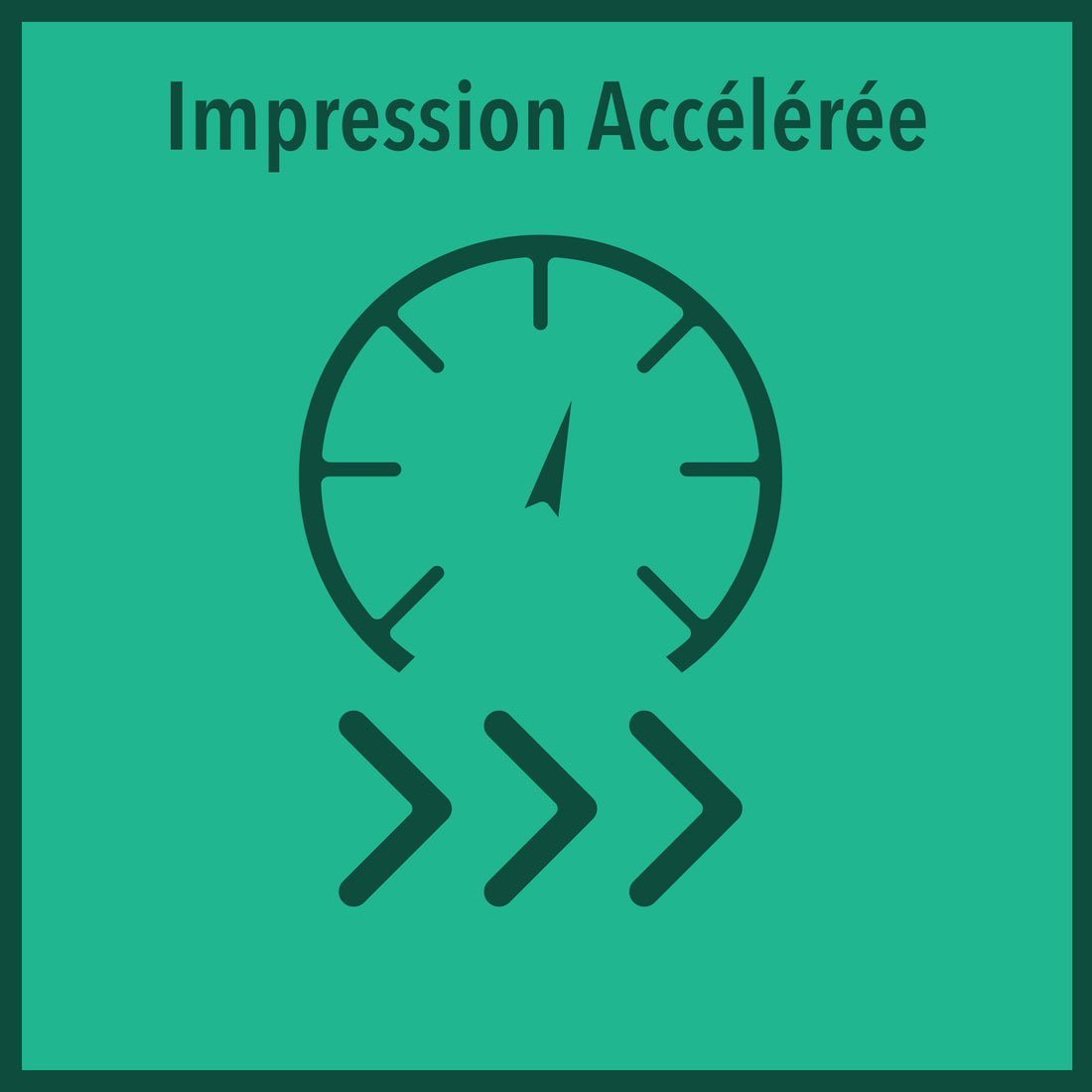 Impression accélérée (2-3 jours ouvrables)