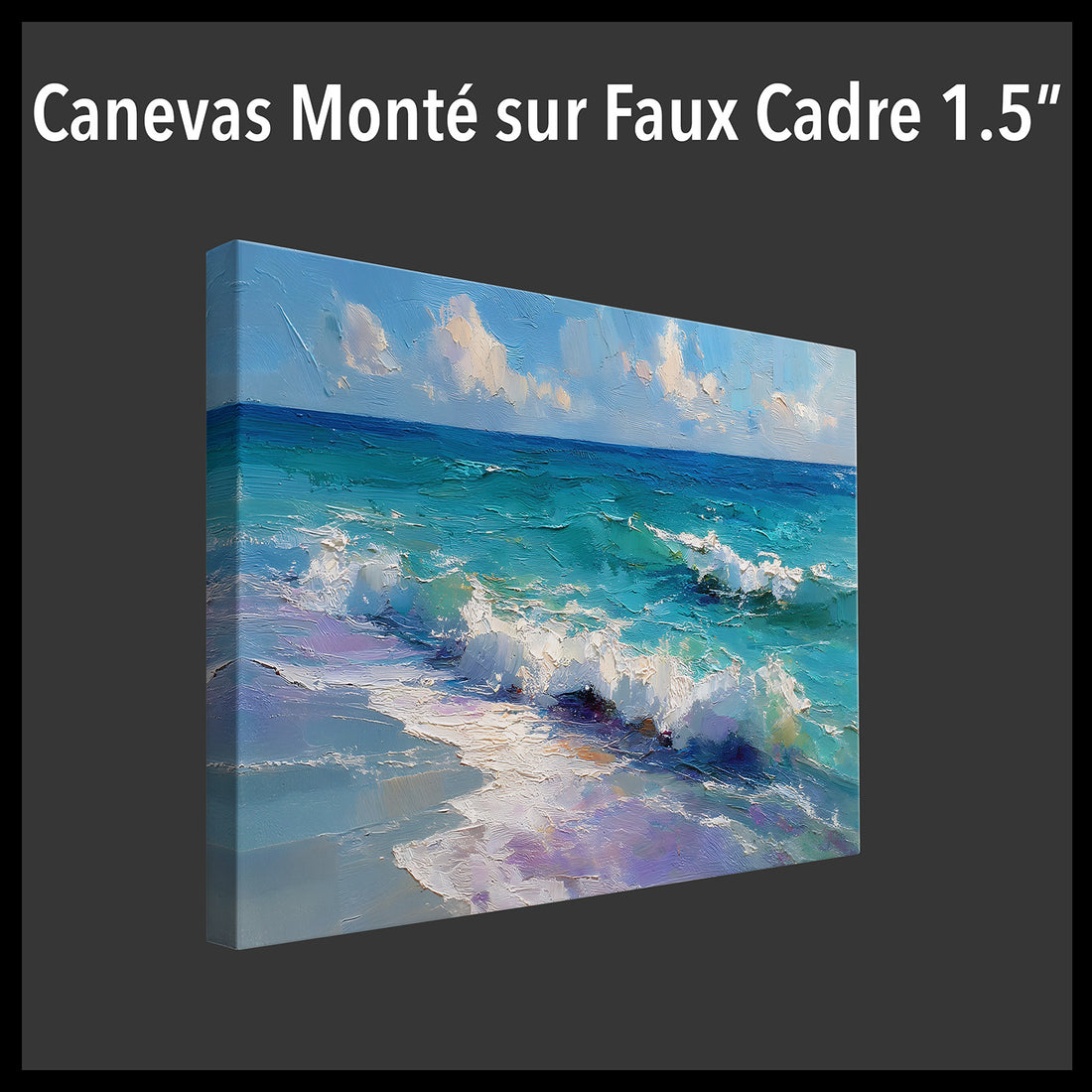 Canevas Monté sur Faux Cadre 1.5