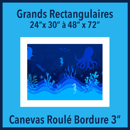Grand Canevas Roulé Bordure 3