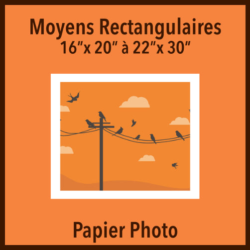 Moyen Papier Photo Satiné
