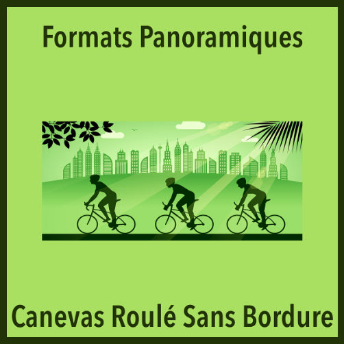 Canevas Roulé Panoramique Sans Bordure