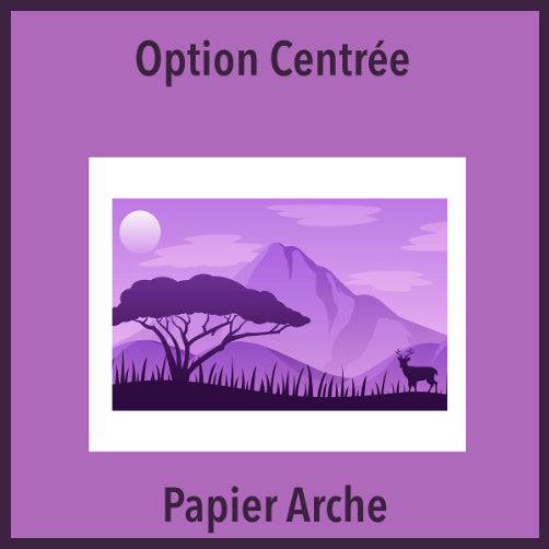 Papier Arche Option Centrée